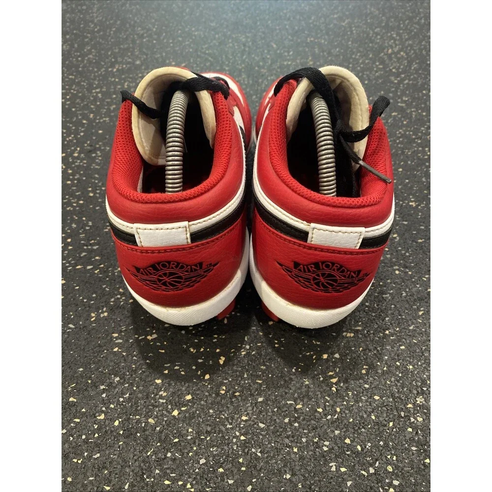 Sz 9.5 Nike Air Jordan 1 Retro MCS Low Chicago Baseball Cleats CJ8524-611
